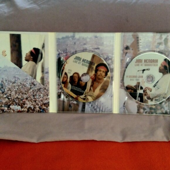 JIMI HENDRIX "Live At Woodstock" Definitive Deluxe 2-Disc DVD Set - Picture 5 of 8
